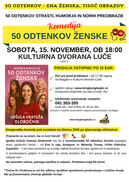 50 odtenkov ženske - letak